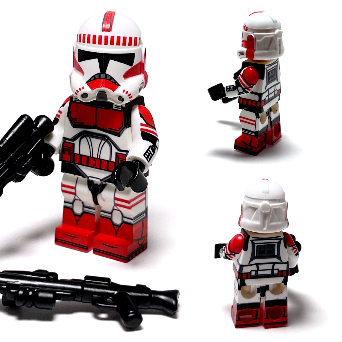 Coruscant Guard Red Clone Troopers Palpatine Imperial Guard (7)