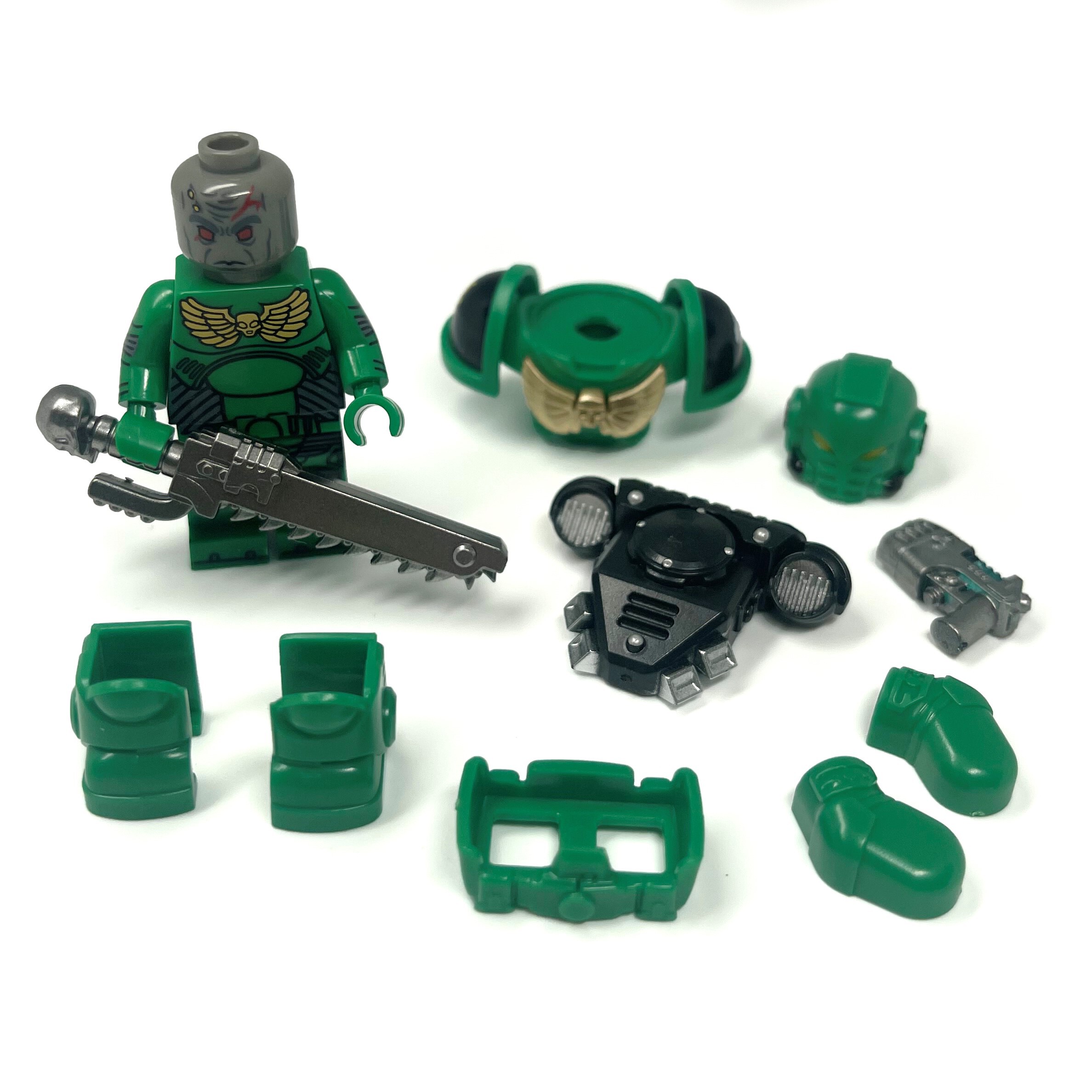 Green Space Marine Salamanders 1st Company Warhammer (1)
